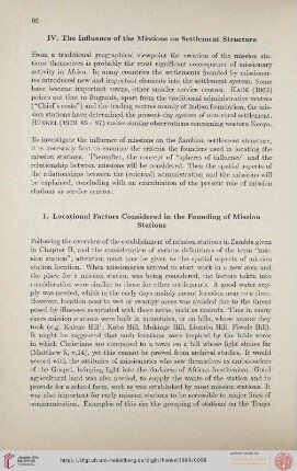 The Influence of the Missions on Settlement Structure
