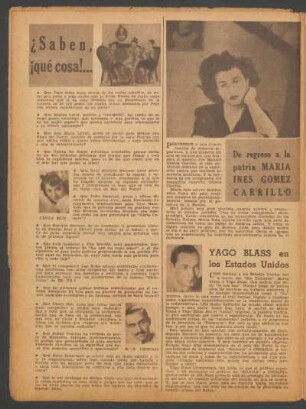 ¿Saben?, ¡que cosa!...