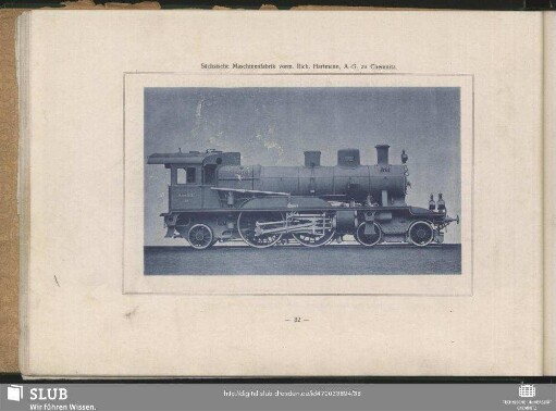 2/5 gek. Verbund-Schnellzug-Locomotive (4 Cylinder) der Königl. Sächsischen Staats-Eisenbahnen