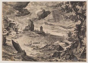 Ein Seehafen