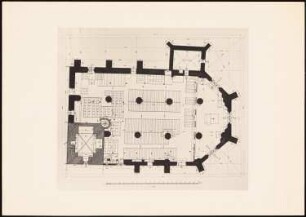 Kreuzkirche Spremberg Wiederherstellung: Grundriss 1:100