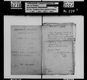 Vorschläge des Obervogts zur Revision der Forstordnung des Landes von 1827, 1831; Publikation der Forstordnung, 1836