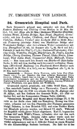 IV. Umgebung von London.