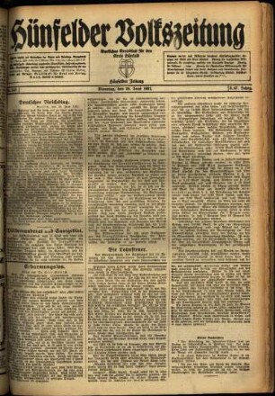 Ausgabe vom Dienstag, den 28. Juni 1921.