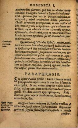 Pars ... Epistolarvm Dominicalium Expositione Ecclesiastica explicatarum, [1]. Pars Hyberna Epistolarum Dominicalium Expositione Ecclesiastica explicatarum