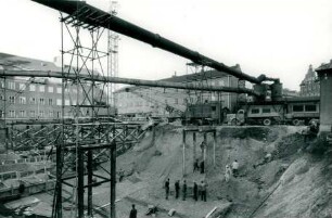 Wassersammelbehälter und Tanklager für Metzler Gummiwerke AG, 1956-1961