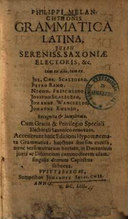 Grammatica latina