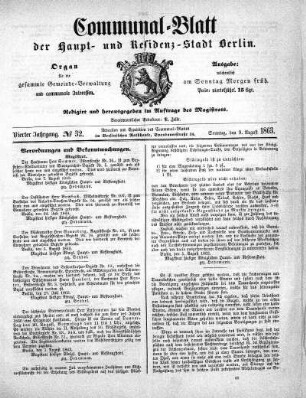 1863,32: No. 32, 9. August 1863