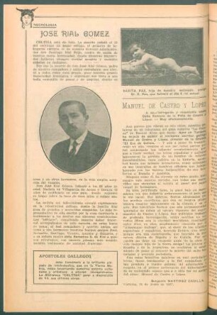 Necrología [de] José Rial Gómez