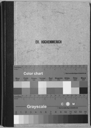 Evangelische Gemeinde Hochemmerich: Trauungen 1841 - 1864