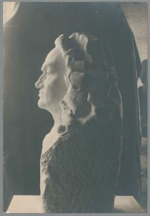 Porträt Johann Sebastian Bach, 1903, Marmor