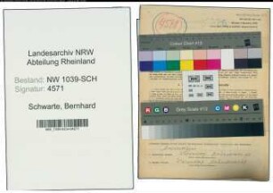 Entnazifizierung Bernhard Schwarte , geb. 17.09.1906 (Wagenbauer)