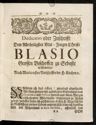 a2r-a3r, Dedicatio oder Zuschrifft