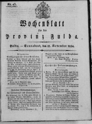 Nr. 46, Ausgabe vom 13. November 1824