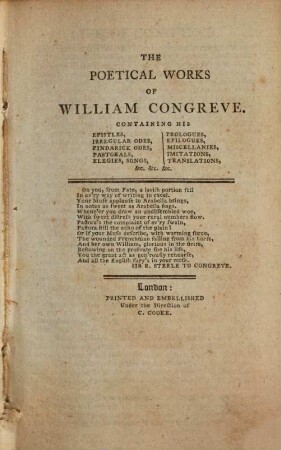 The poetical Works