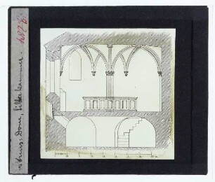 Worms, Dom : Silberkammer, Schnitt
