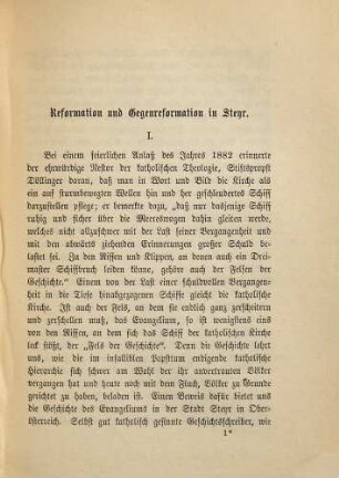Reformation u. Gegenreformation in Steyr
