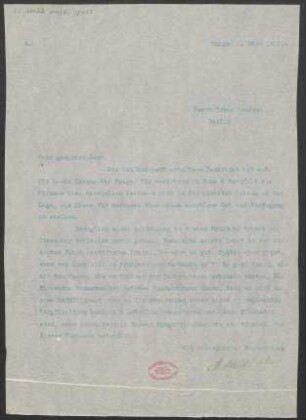 Brief an Erwin Lendvai : 07.03.1910
