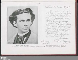 König Ludwig der Zweite - Der erste Brief Wagners an Ludwig II.
