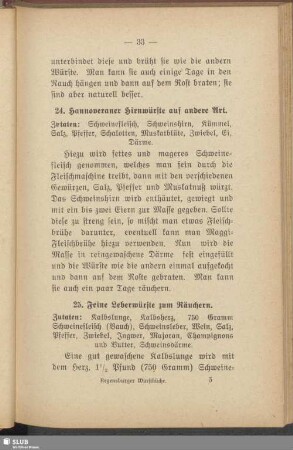 24. Hannoveraner Hirnwürste auf andere Art