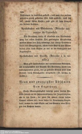 Neun und zwanzigster Abschnitt. Vom Kugelhupf