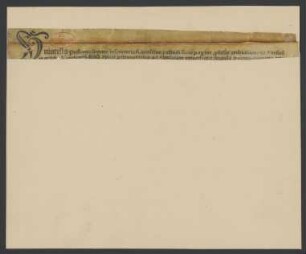 Ablassbrief zum besten des Kampfes gegen die Türken. 1488