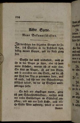 Achte Szene. Neue Bekanntschaften.