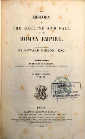 The history of the decline and fall of the Roman Empire, 2
