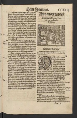 Das ander teil deß Evangelii Sanct Lucas von der Apostel Geschicht.