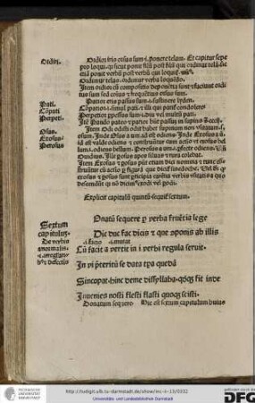 Sextum capitulum de verbis anormalis id est irregularibus et defectivis