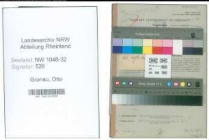 Entnazifizierung Otto Gronau , geb. 28.03.1893 (Beamter)