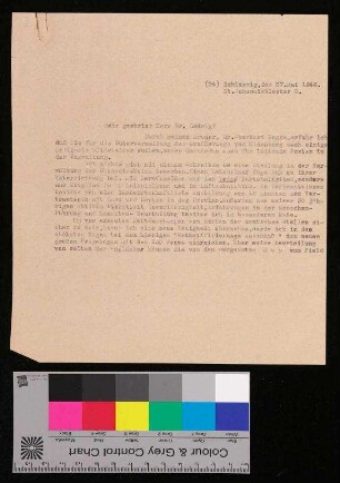 Bewerbungsschreiben - Dokumente unmittelbar nach dem 2. Weltkrieg, u.a. Entnazifizierungsverfahren