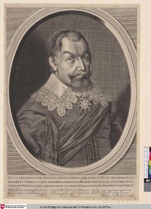 Illustrissimus D.D. Axelius Oxenstierna