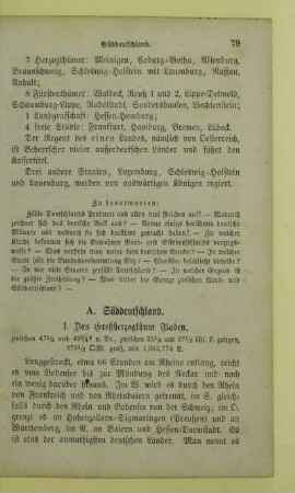 A. Süddeutschland