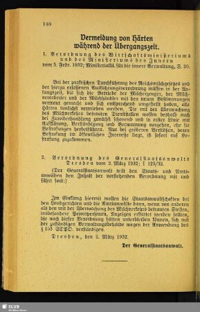 Vermeidung von Härten während der Übergangszeit