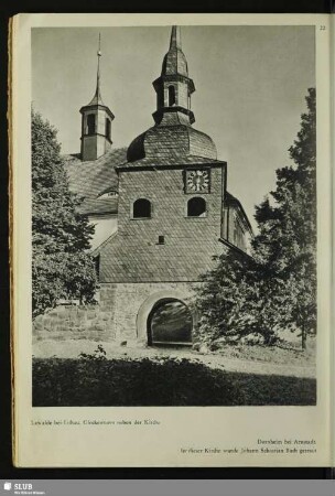 Lawalde bei Löbau, Glockenturm neben der Kirche