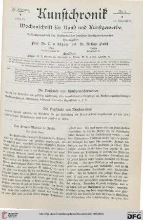 Heft 5 (13. November 1884)