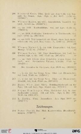 Zeichnungen (Nr. 214-227)