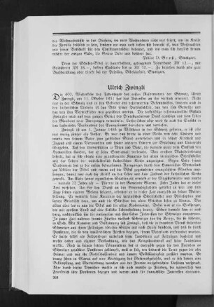 Ulrich Zwingli