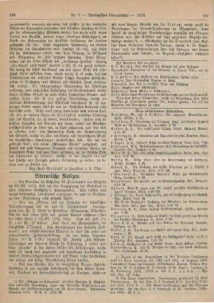 163-166 Literarische Notizen