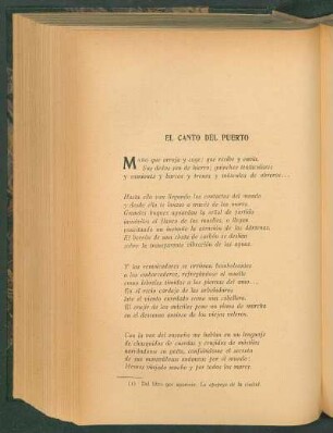 El canto del puerto