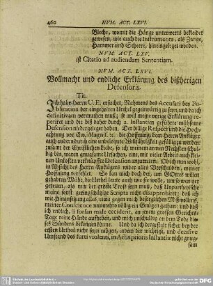 Num. Act. LXV.