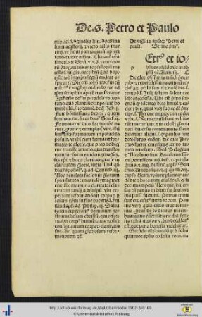 De vigilia aplorum Petri et Pauli. Sermones I-II