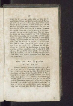 Konradin von Schwaben.