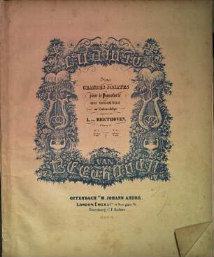 Deux Grandes Sonates pour le Pianoforte avec Violoncelle ou Violon obligé : Oeuvre 5. 2, No. 2, Sol min., G moll