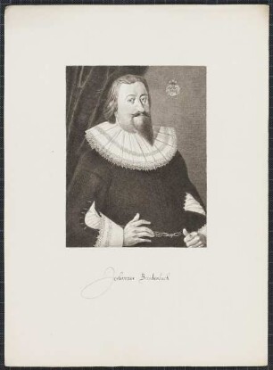 Icones Professorum Marpurgensium — Bildnis des Johannes Breidenbach (1587-1656)