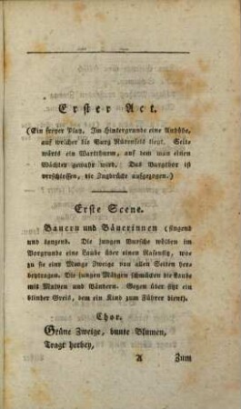 Das Gespenst : Ein romantisches Schauspiel in vier Acten. Mit Chören und Gesängen