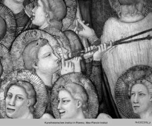 Vierungsgewölbe : Verherrlichung des heiligen Franziskus