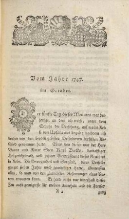 Des Herren Peter Kalms Beschreibung der Reise, die er nach dem nördlichen Amerika auf den Befehl gedachter Akademie und öffentliche Kosten unternommen hat : eine Uebersetzung, 1. (1754). - [18], 568 S. : Ill.