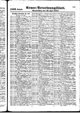 1509.Ausgabe. Dienstag, 19. Juni 1917